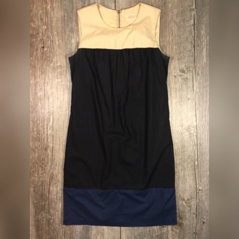 Michael Kors Sleeveless Color Block Dress